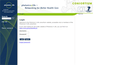 Desktop Screenshot of consortium.photonics4life.eu